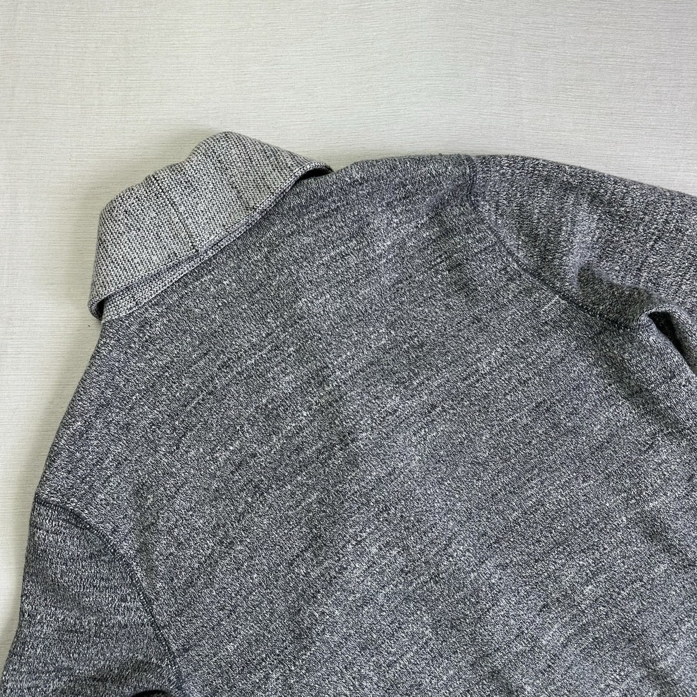 Polo Ralph Lauren Shawl Collar Knit Cardigan Sweater Men L Grey Rugby Preppy - Picture 8 of 10